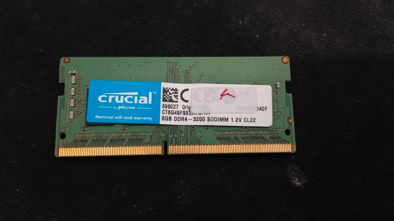 RAM 8GB / DDR 4 / 3200Mhz SODIMM